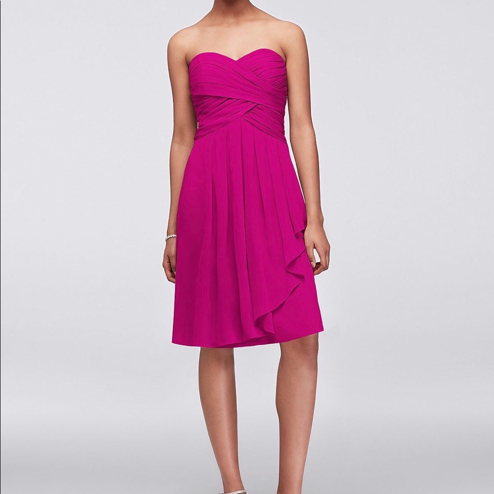 David’s Bridal Begonia Bridesmaid Dress Size 4